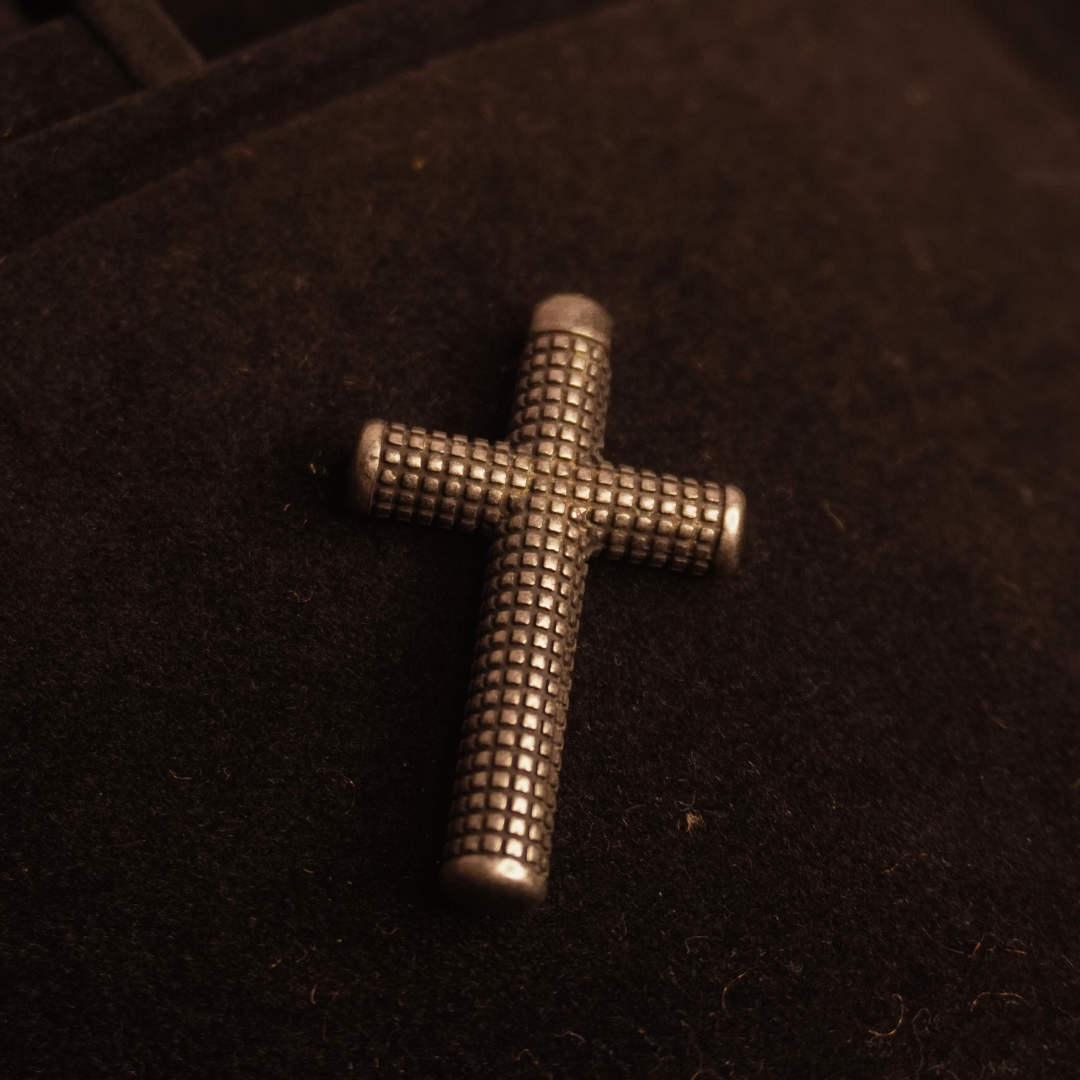 Grid Cross Pendant