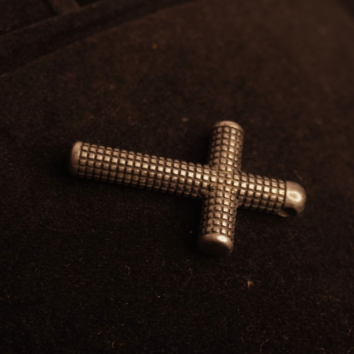 Grid Cross Pendant