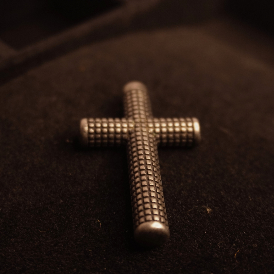 Grid Cross Pendant
