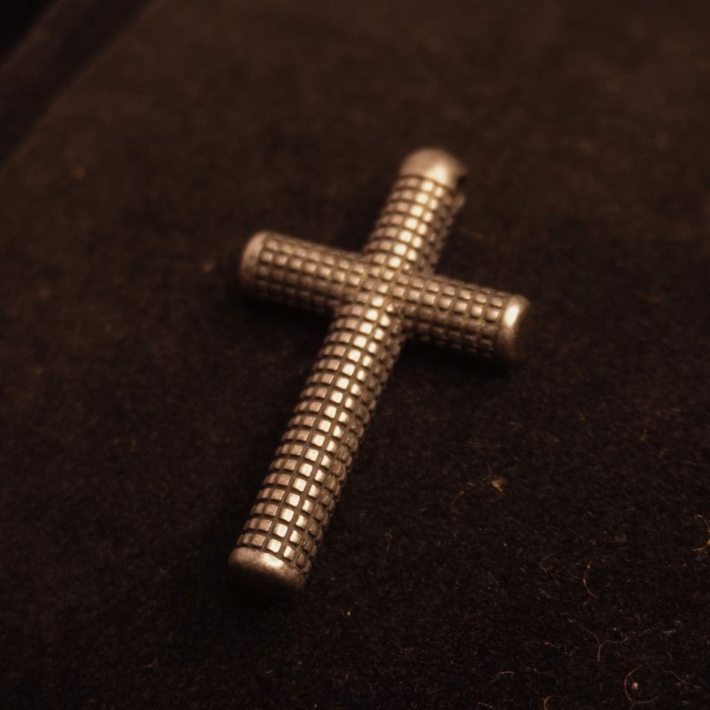 Grid Cross Pendant